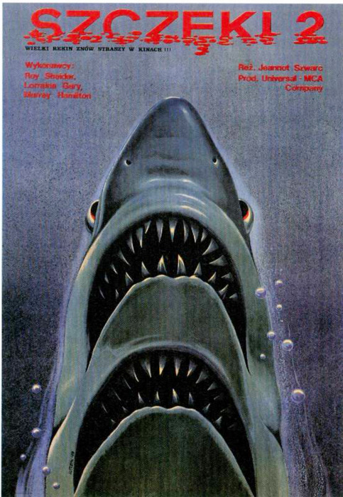 Jaws 2 (1978) Jaws 2 (1978) - Polish poster